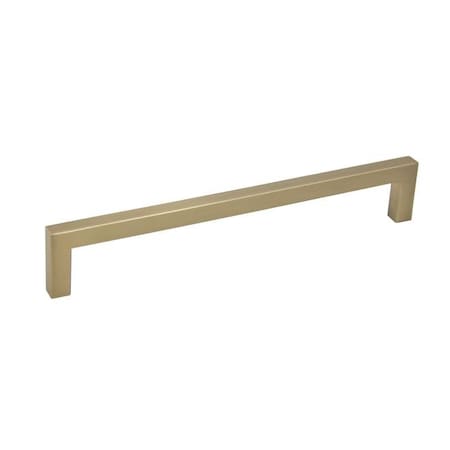 Crown 8" Modern Square Cabinet Pull with 7-1/2" Center to Center Rose Gold Finish CHP87229RG